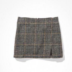 NWT plaid mini skirt